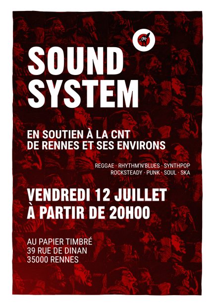 Affiche sound system 12 juillet 2024