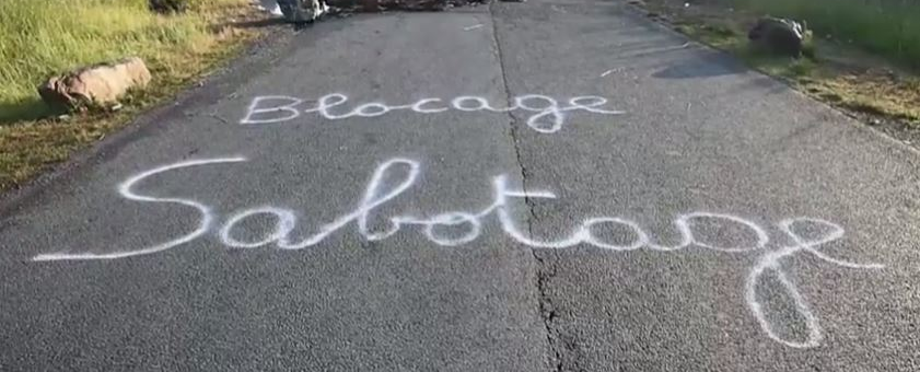 Blocage, sabotage !