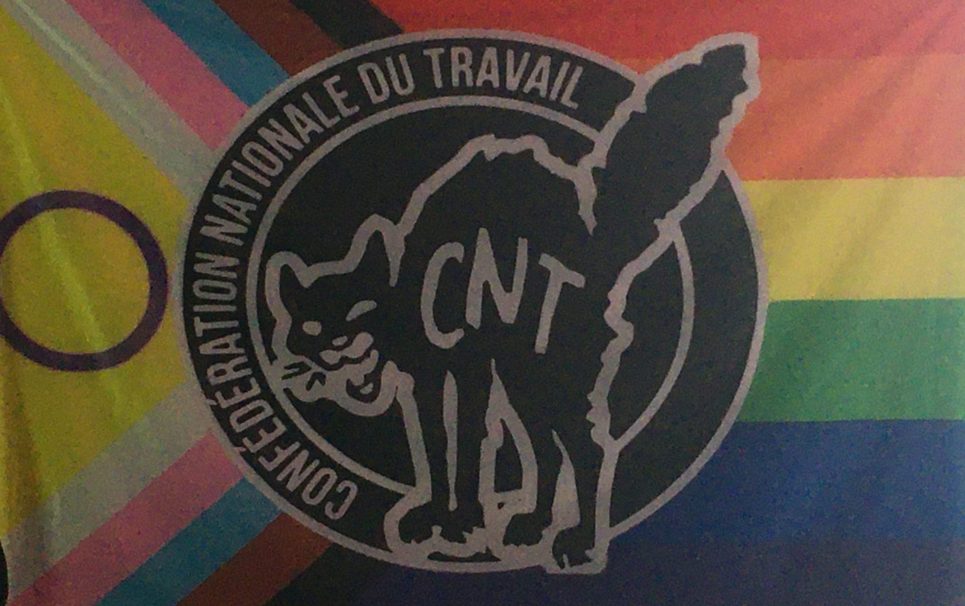 Drapeau CNT LGBT